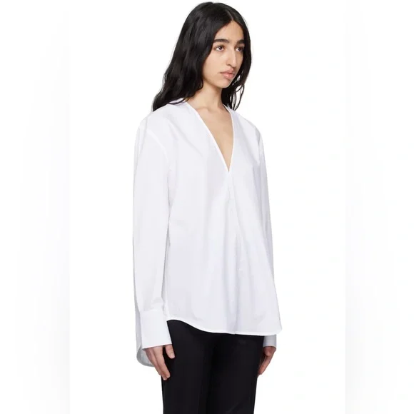 Toteme V neck Cotton Shirt
